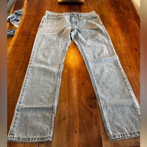 Mens Levi 511 jeans gray 34/34